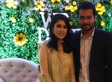 Arman & Laveena on their wedding day