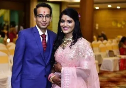 Pulkit & Stuti on their wedding day