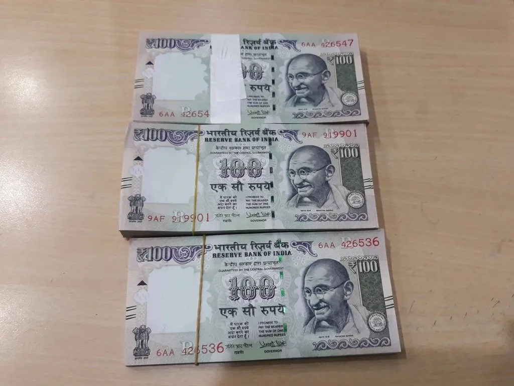 Indian rupee notes